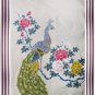 Original Batik Art Painting on Cotton, 'Peacock' by Anfei (90cm x 150cm)