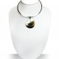 Handmade Natural Sea Shell Pendant with Stainless Steel Choker