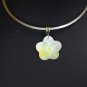 Handmade Natural Sea Shell Pendant with Stainless Steel Choker