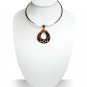 Handmade Natural Sea Shell Pendant with Stainless Steel Choker