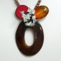 Handmade Natural Sea Shell Pendant with Pearl Necklace