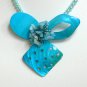 Handmade Natural Sea Shell Pendant with Pearl Necklace