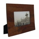Handcrafted Natural Mahogany Leaves Picture FrameTwo-ways (4"×6" or 6"x4") With Stand