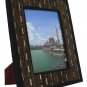 Hand-crafted Natural Cocostick Brown Picture Frame Two-ways (5"×7" or 7"x5") With Stand