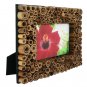 Hand-crafted Natural Bamboo Dot Picture Frame Two-ways (4"&Atilde;�6" or 6"x4") With Stand
