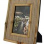 Hand-crafted Natural Bamboo Mendong Picture Frame Two-ways (4"&Atilde;�6" or 6"x4") With Stand