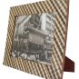 Hand-crafted Natural Cocostick Zebra Picture Frame Two-ways (8"&Atilde;�10" or 10"x8") With Stand