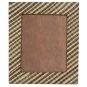 Hand-crafted Natural Cocostick Zebra Picture Frame Two-ways (8"&Atilde;�10" or 10"x8") With Stand