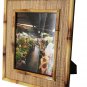 Hand-crafted Natural Bamboo Mendong Picture Frame Two-ways (6"×8" or 8"x6") With Stand
