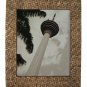 Hand-crafted Natural Woven Bamboo Picture Frame Two-ways (8"x10" or 10"x8") Without Stand