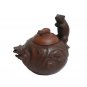 Vintage Hand-crafted Oriental Clay Teapot - Happy Rats (22 oz)