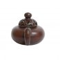 Vintage Hand-crafted Oriental Yixing Clay Teapot - Bamboo Zen Garden (13.5 oz)