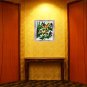 Original Batik Art Painting on Cotton Fabric, 'Butterfly' By Trisnor (45cm X 50cm)