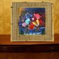 Original Batik Art Painting on Cotton Fabric, 'Butterfly' By Malek (30cm X 30cm)