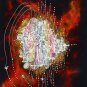 Original Batik Art Painting on Cotton Fabric, 'Abstract' Special Edition By Alim (75cm X 90cm)