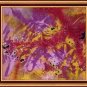 Original Batik Art Painting on Cotton Fabric, 'Abstract' Special Edition By Musa (90cm X 75cm)