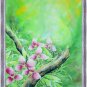 Original Batik Art Painting on Cotton Fabric, 'Flower' Special Edition By Musa (75cm X 90cm)
