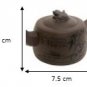 Vintage Hand-crafted Oriental Yixing Clay Teapot - On The Stork Tower (5 oz)