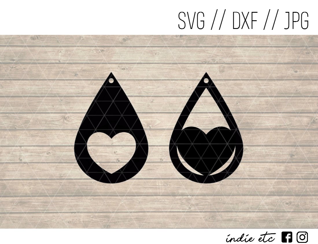 Free Free Heart Earring Svg 58 SVG PNG EPS DXF File