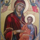 Virgin Mary & Child Byzantine Handpainted Icon