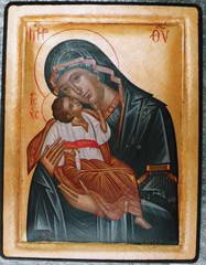 Theotokos & Jesus Orthodox Hagiography Icon