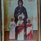 Saint Sophia Byzantine Handpainted Icon