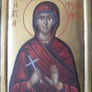 Saint Philothei Byzantine Handpainted Icon