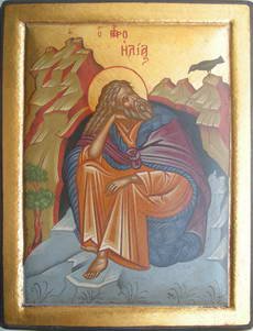 Prophet Elias Byzantine Handpainted Icon