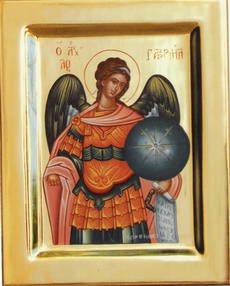 Archangel Gabriel Byzantine Handpainted Icon