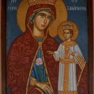 Virgin Mary & Jesus Christ Byzantine Hagiography Icon