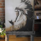 Chief Koostata Art Print on Canvas