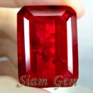28.9ct. STUNNING BIXBITE RED EMERALD CUT LOOSE GEM