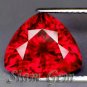 3.7ct. RARE NATURAL DEEP PIGEON BLOOD RED RUBY TRILLION VVS