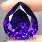 12.0ct. GORGEOUS DEEP TANZANITE LAB DIAMOND PEAR