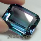 17.3ct. RUSSIAN CZOCHRALSKI ALEXANDRITE EMERALD GEMSTONE