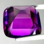 28.1ct. FANTASTIC BI COLOR VIOLET BLUE PINK SAPPHIRE CUSHION GEM