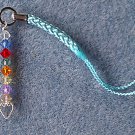 LDS YW's Values Crystal Charm Aqua