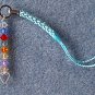 LDS YW's Values Crystal Charm Aqua