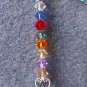 LDS YW's Values Crystal Charm Aqua