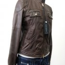 GUESS BY MARCIANO LEATHER LAMBSKIN JACKET COAT RRP$470