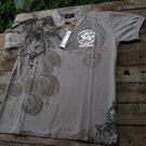 mens auth Christian Audigier / ed hardy polo, t shirt large