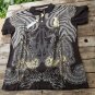 mens auth Christian Audigier / ed hardy polo, t shirt large