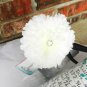 White Carnation Hair Clip