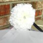 White Carnation Hair Clip