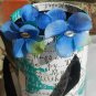 Blue Flower Claw Clips