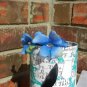 Blue Flower Claw Clips