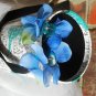 Blue Flower Claw Clips
