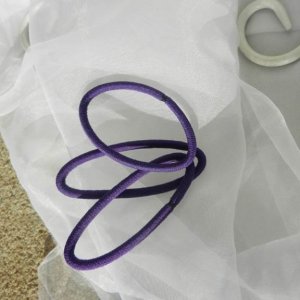 Purple Elastic Ponytail Destash