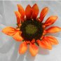 Orange Sunflower Silk Flower Bloom Diy Supplies