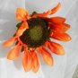 Orange Sunflower Silk Flower Bloom Diy Supplies